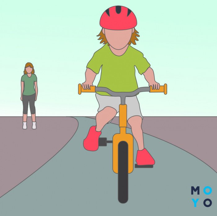  Вчимо дитину кататися на велосипеді 