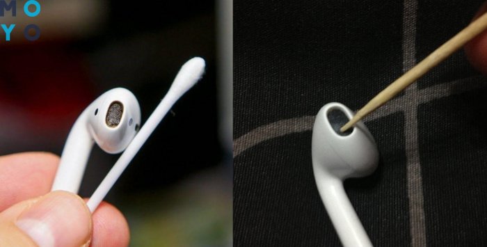 чистка навушників від Apple