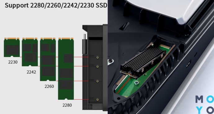отключение SSD m2 от PS5