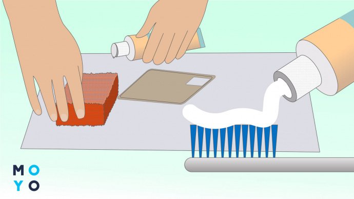 Как отбелить силиконовый чехол зубной пастой