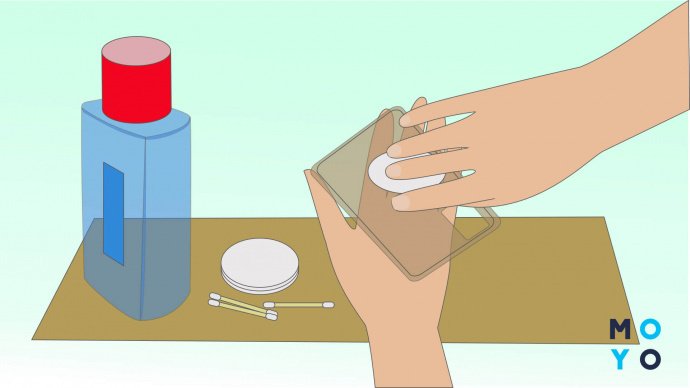 Как очистить силиконовый чехол бензином 