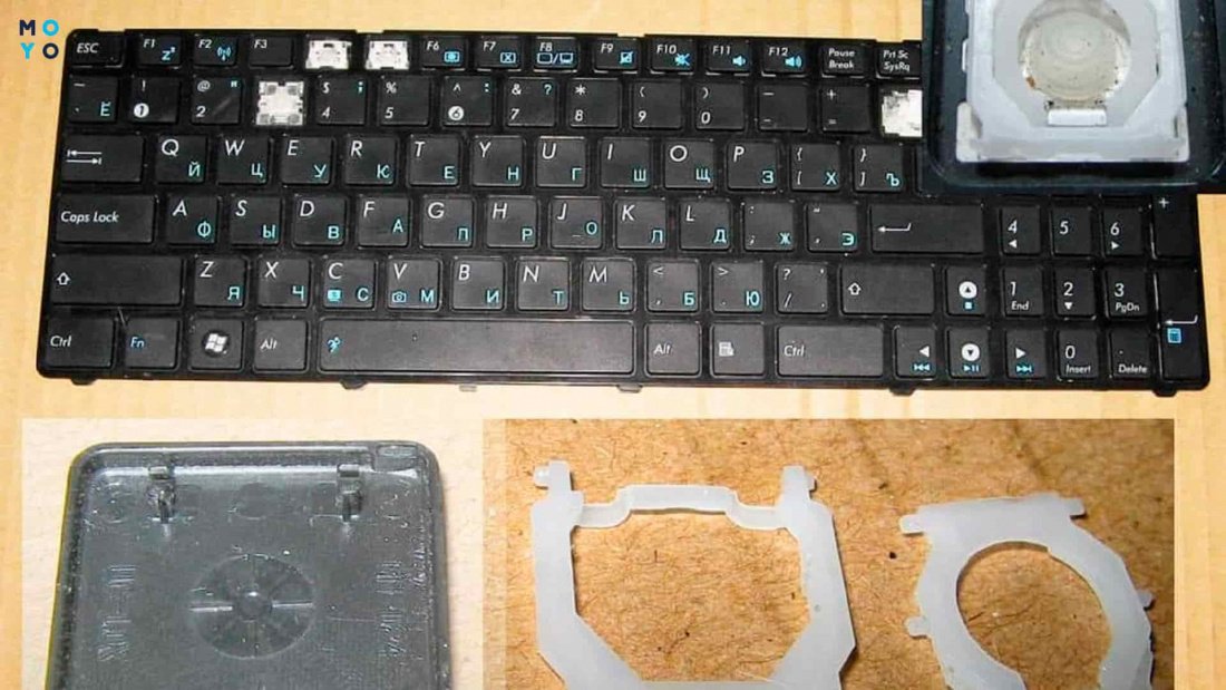 как отремонтировать клавиши набора на ноутбуке
