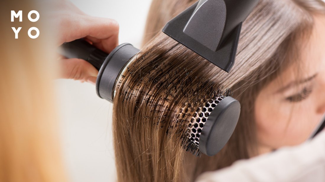 Как сделать укладку волос феном