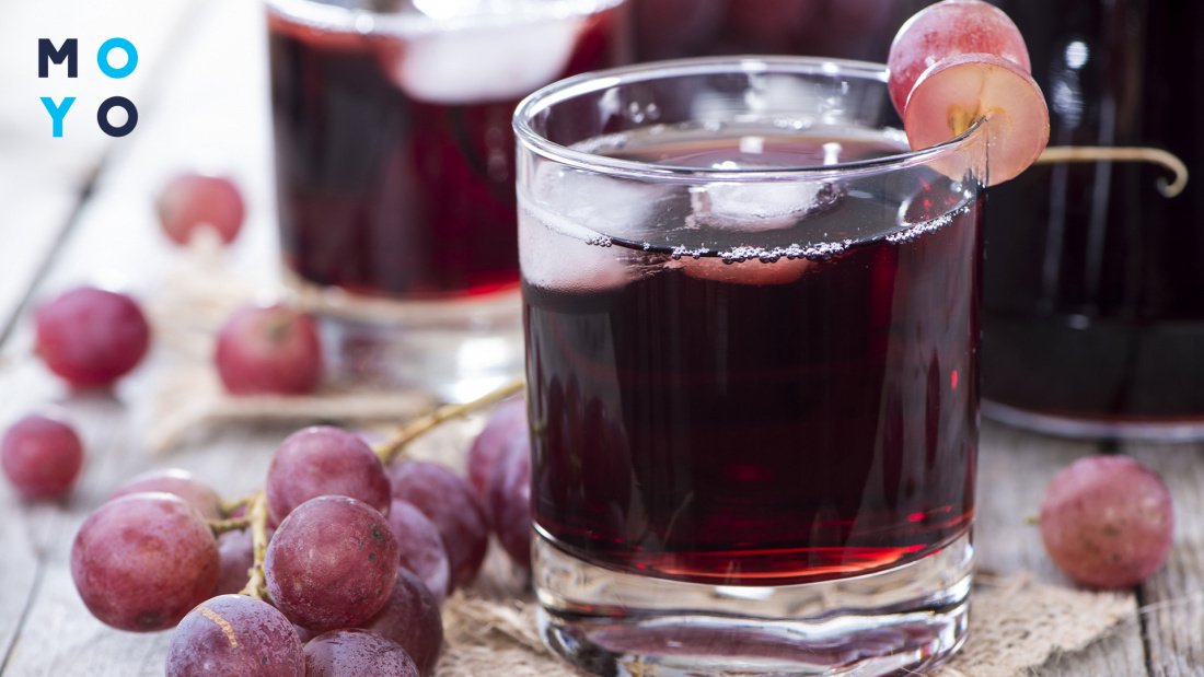 Сок из винограда ароматный и полезный