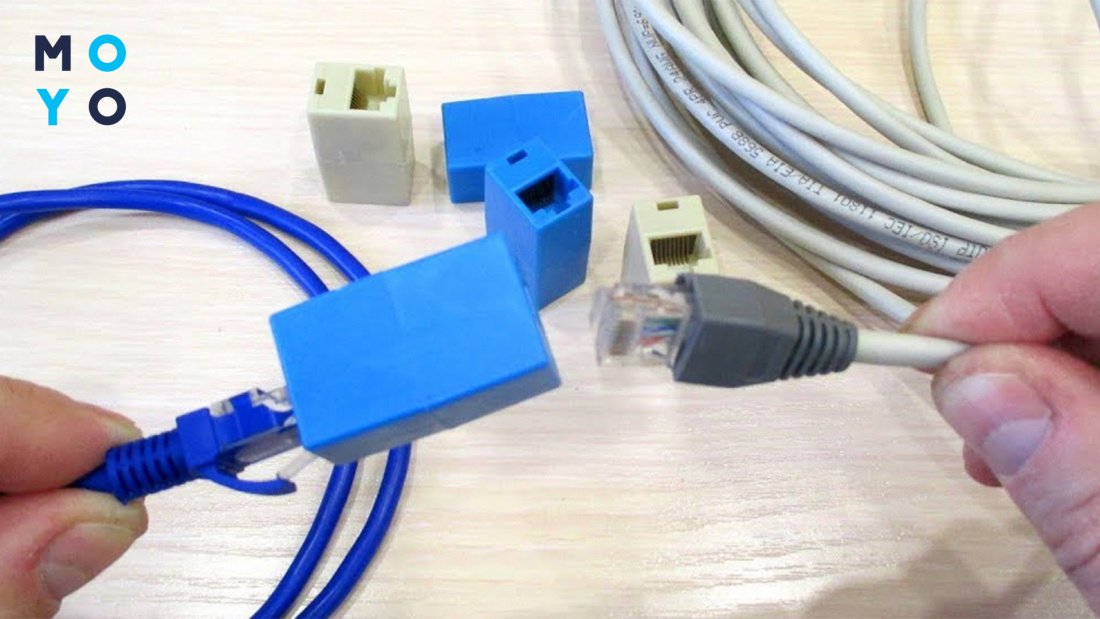 Как соединить интернет кабель