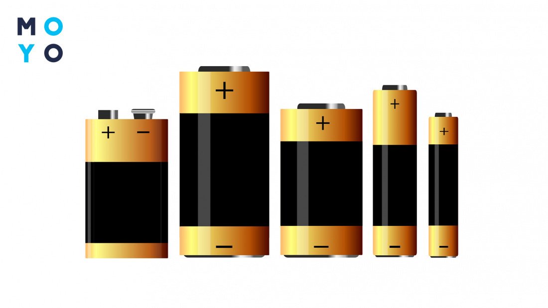 разные типы батареек