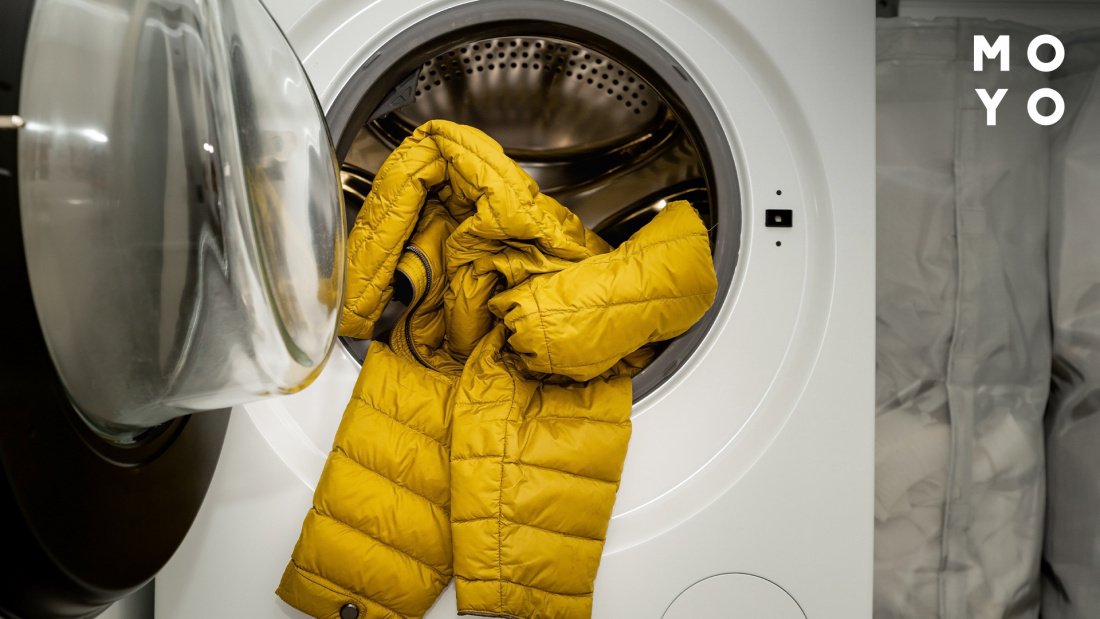 пальто в стиральной машине