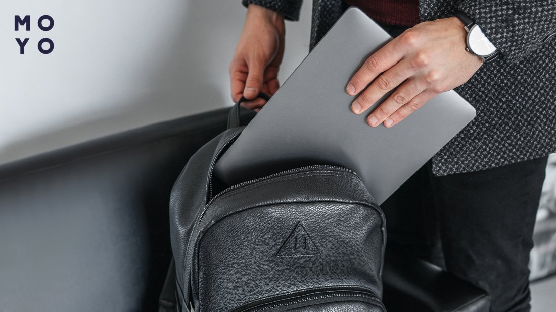 рюкзак для ноутбука черного цвета