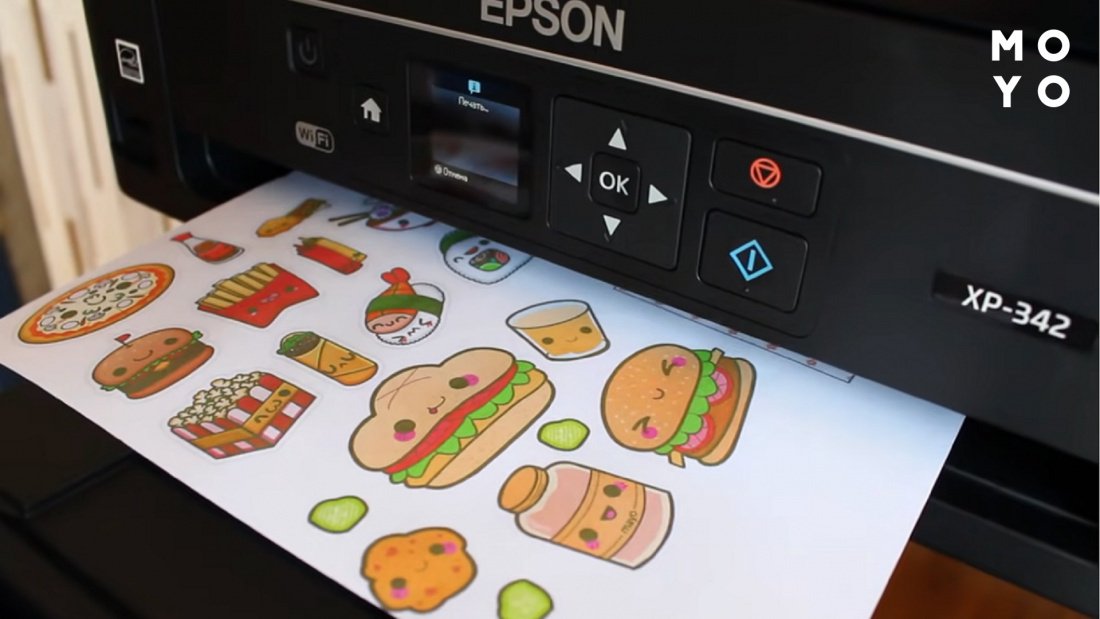 печатать наклейки на обычном принтере