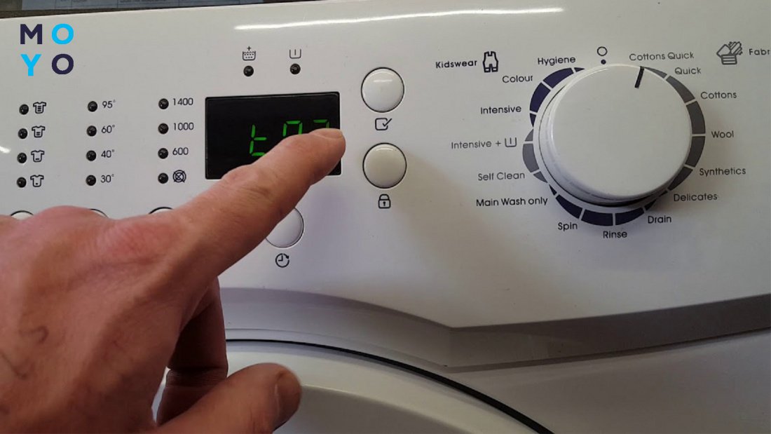 сбросить ошибку на стиральной машине Zanussi