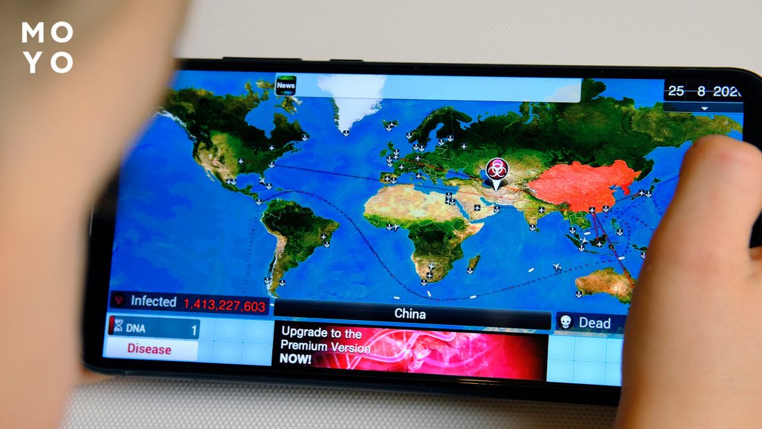 опулярная игра на Айфон о мировом вирусе