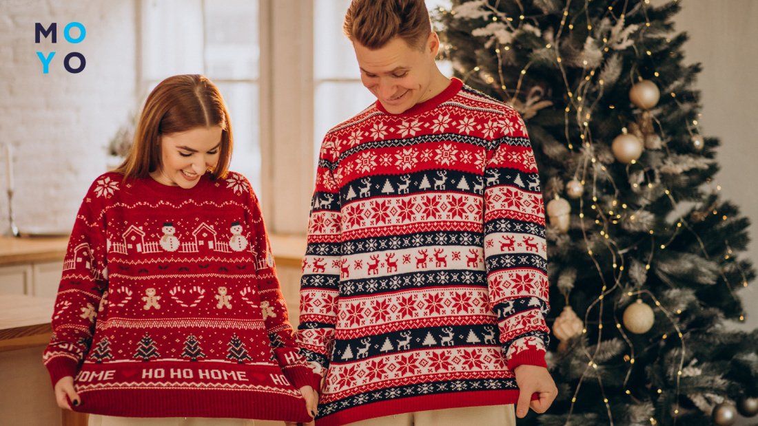 Рождественский свитер на подарок близким