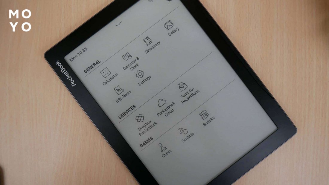 экран и рамка читалки PocketBook 