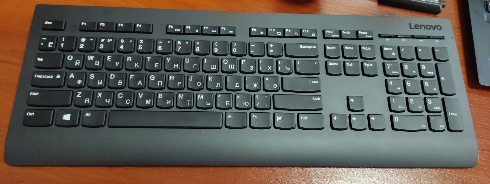 Lenovo professional wireless keyboard обзор