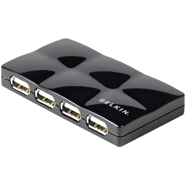 Акція на USB Хаб Belkin Plus Black (7 портов) від MOYO