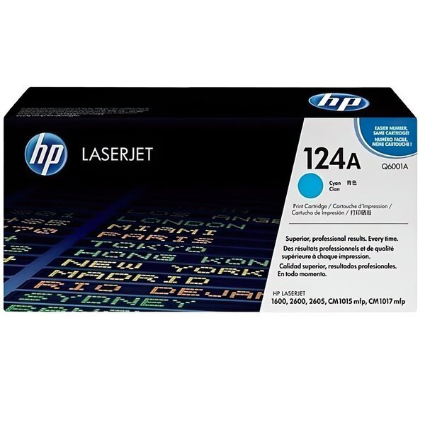 

Картридж лазерный HP CLJ1600/2600 cyan (Q6001A)