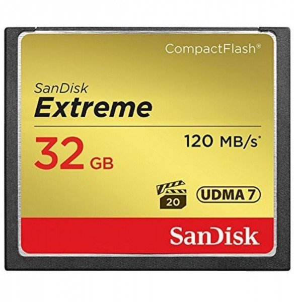 Акція на Карта памяти SANDISK CF 32GB Extreme R120/W85 MB/s (SDCFXSB-032G-G46) від MOYO