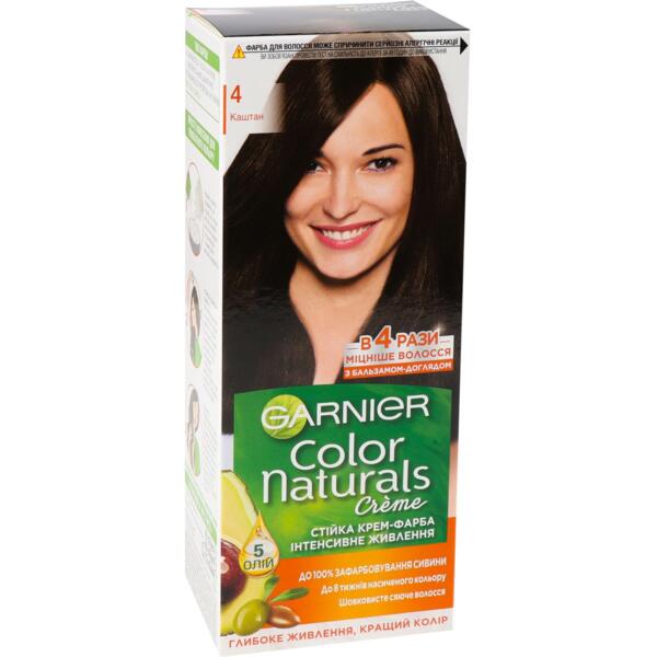 Краска для волос Garnier Color Naturals 4 Каштан – купить в Киеве ...