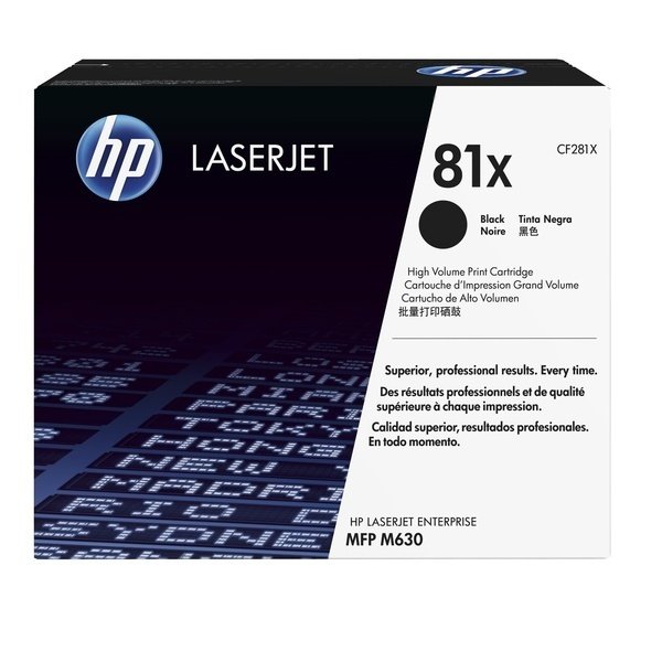 

Картридж лазерный HP 81X LJ M630 Black (CF281X)