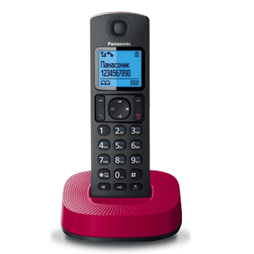 

Телефон Dect Panasonic KX-TGC310UCR Black Red