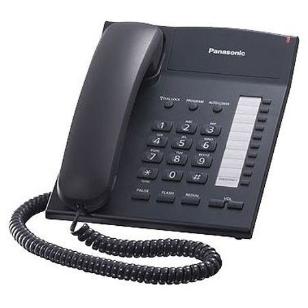 Телефон шнуровой Panasonic KX-TS2382UAB Black