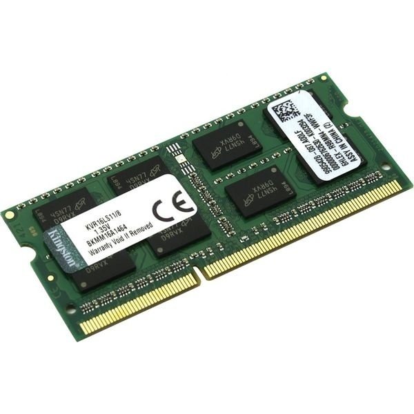Акція на Память для ноутбука Kingston DDR3 1600 8GB 1.35V Retail  (KVR16LS11/8) від MOYO