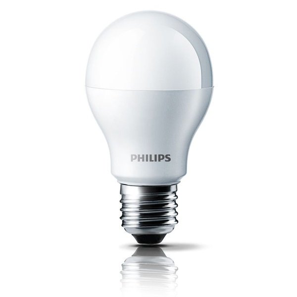 Акція на Лампа светодиодная Philips LEDBulb E27 9.5-70W 3000K 230V A55 (PF) від MOYO