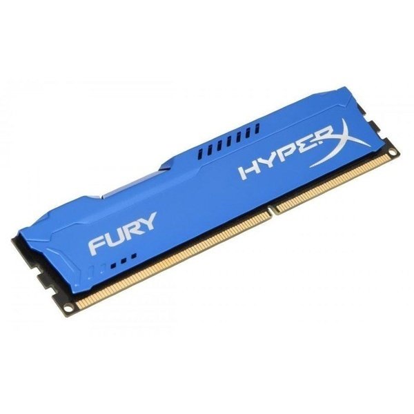 Акція на Память для ПК HyperX OC DDR3 8Gb 1600Mhz CL10 Fury Blue Retail  (HX316C10F/8) від MOYO