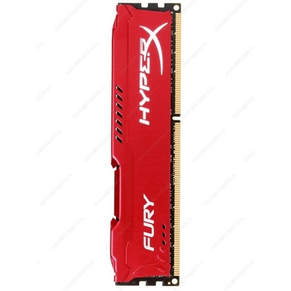 

Память для ПК HyperX Fury DDR3 1600MHz 8Gb Red (HX316C10FR/8)