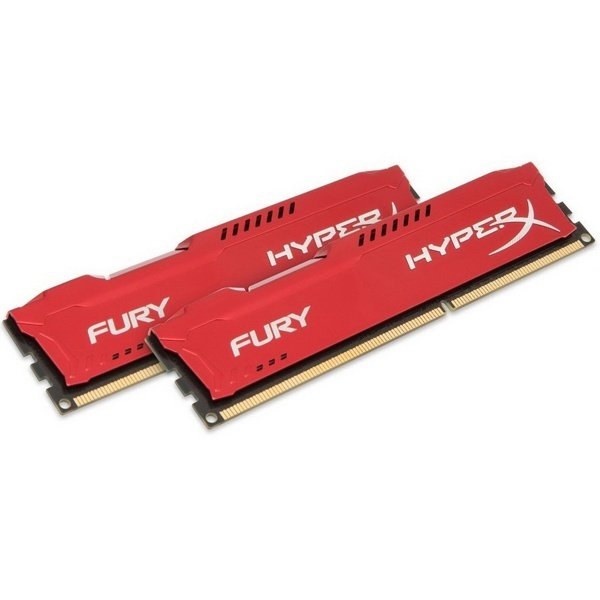 Акция на Память для ПК HyperX Fury DDR3 1866MHz 8Gb Red  (HX318C10FRK2/8) от MOYO