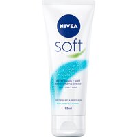Зволожувальний крем Nivea Soft для обличчя рук та тіла 75мл