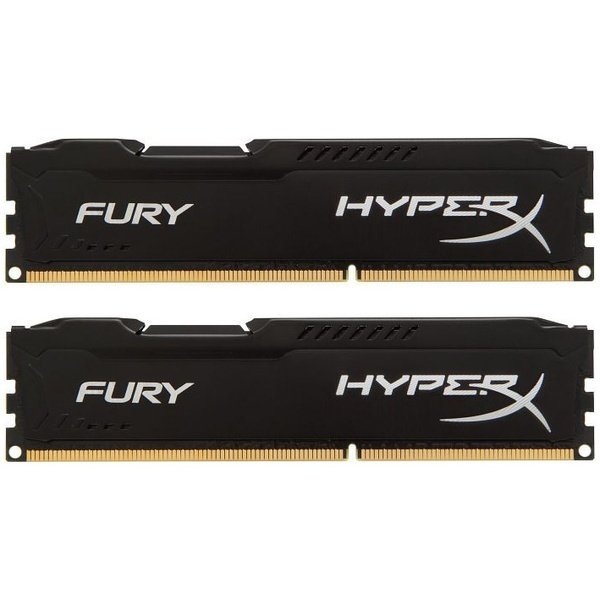 

Память для ПК HyperX Fury DDR3 1600MHz 8Gb Black (HX316C10FBK2/8)