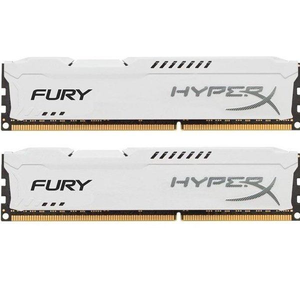 Акція на Память для ПК HyperX Fury DDR3 1600MHz 16Gb White  (HX316C10FWK2/16) від MOYO