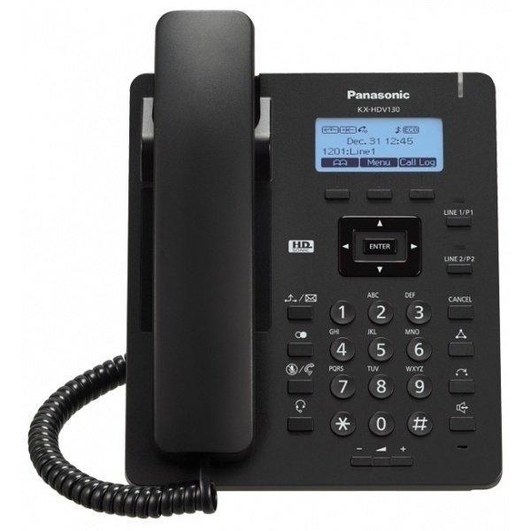 

Телефон шнуровой IP Panasonic KX-HDV130RUB Black