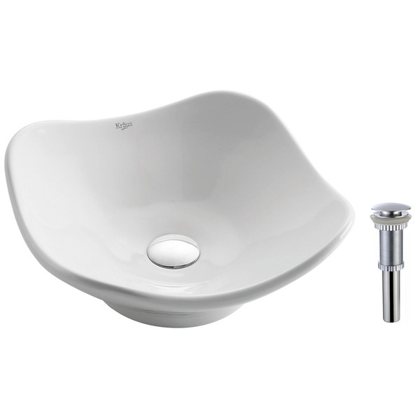 Умывальник керамический Kraus (KCV-135 CH) – купить в Киеве | цена и ...