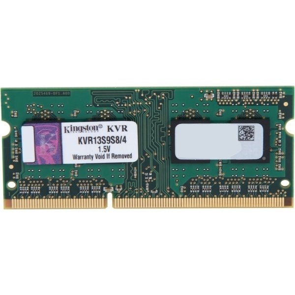 Акція на Память для ноутбука Kingston DDR3 1333 4GB 1.5V (KVR13S9S8/4) від MOYO
