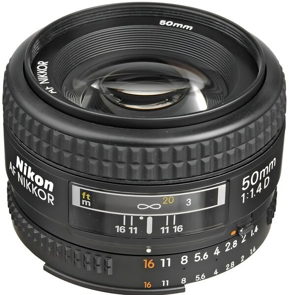 

Объектив Nikon AF 50 mm f/1.4D (JAA011DB)
