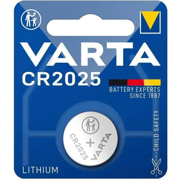 Батарейка VARTA Lithium CR2025 BLI 1 (06025101401)