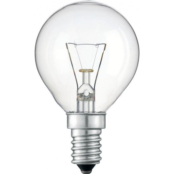 

Лампа накаливания Philips E14 60W 230V P45 CL 1CT/10X10F Stan (926000005022)