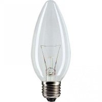 Лампа накаливания Philips E27 40W 230V B35 CL 1CT/10X10F Stan (921492044218)