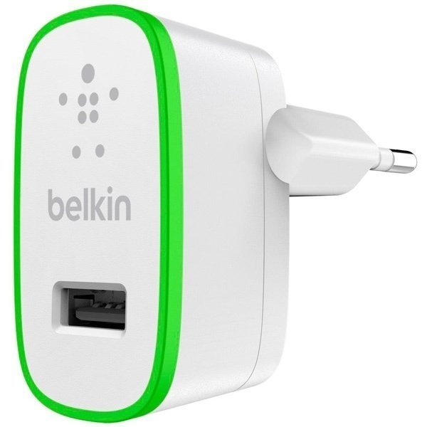 Мережевий зарядний пристрій Belkin Home Charger USB 2.4A Whiteфото