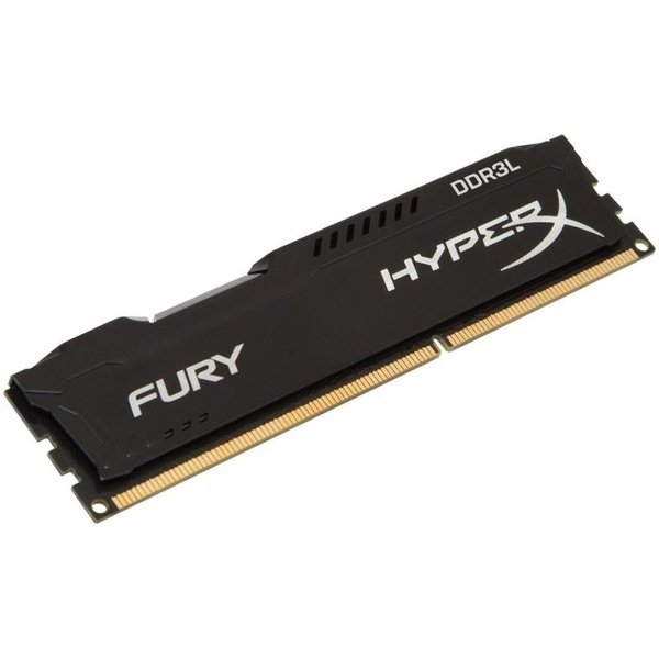

Память для ПК HyperX OC DDR3 8Gb 1600Mhz CL10 Low Fury Black (HX316LC10FB/8)