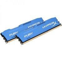  Пам'ять для ПК HyperX OC KIT DDR3 2x4Gb 1600Mhz CL10 Fury Blue (HX316C10FK2/8) 