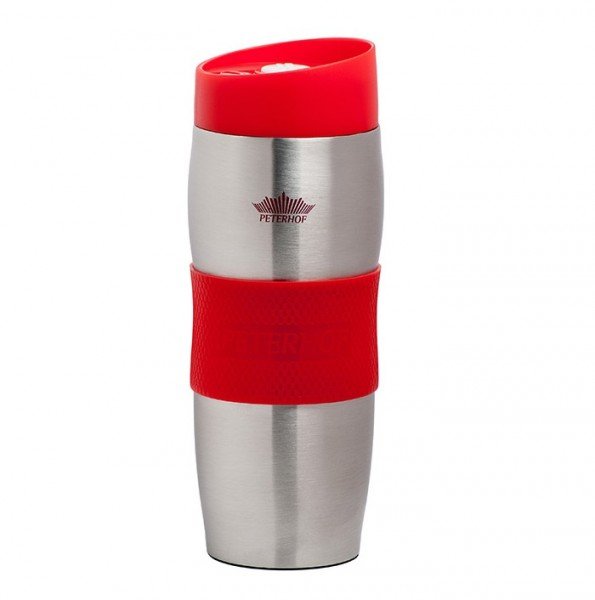

Термокружка Peterhof 400 мл (PH-12410) красная