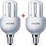 Комплект ламп енергозберігаючих Philips E14 8W 220-240V 2700K Genie (1+1) фото
