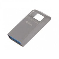  Накопичувач USB 3.1 KINGSTON DT Micro 64GB Metal Silver (DTMC3/64GB) 