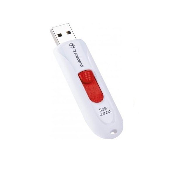  Накопичувач USB 2.0 TRANSCEND JetFlash 590 8GB White (TS8GJF590W) фото