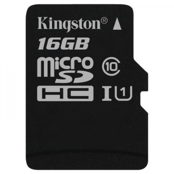 

Карта памяти Kingston microSDHC 16GB Class 10 UHS-I R50/W10MB/s