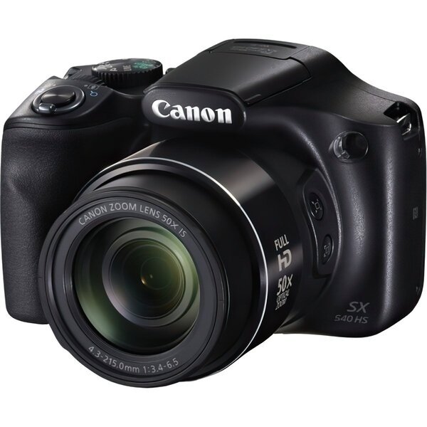 Акция на Фотоаппарат CANON PowerShot SX540 HS Black (1067C012) от MOYO
