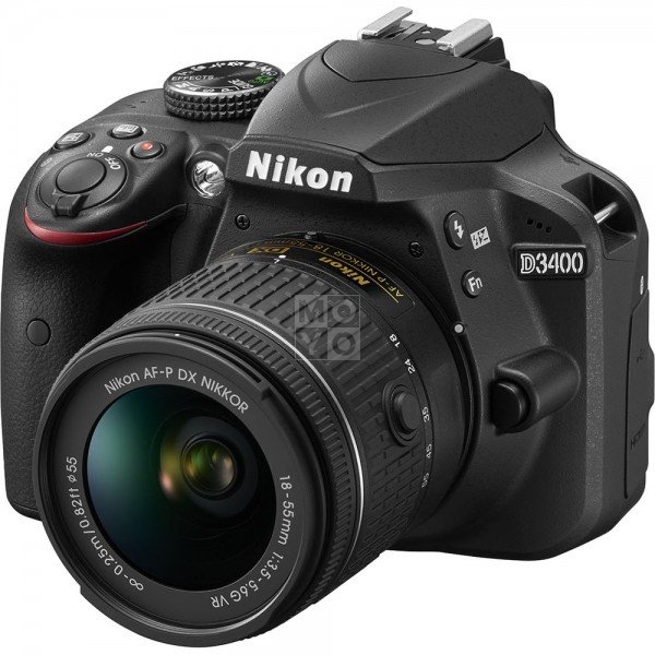 Акція на Фотоаппарат NIKON D3400 AF-P 18-55 VR Black (VBA490K001) від MOYO